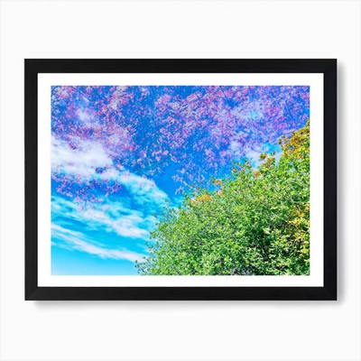Im Wandel der Jahreszeiten Kunstdruck gerahmt Wandbild Poster Leinwanddruck Bild