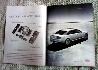 2003 Audi A8 2pg Print ad
