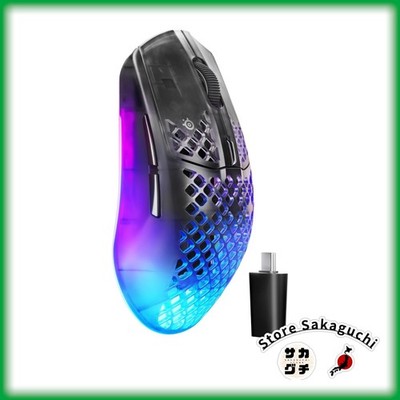 SteelSeries Aerox 3 Wireless Gen 2 FPS Gaming Mouse 3D Aim Trainer 4000Hz Black