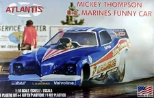 Mickey Thompson US Marines Funny Car 1/16 Atlantis Model