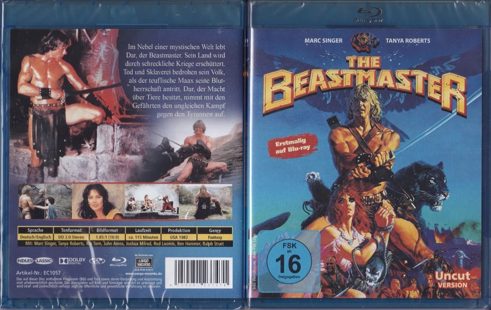 The Beastmaster Blu-ray Uncut Marc Singer Top