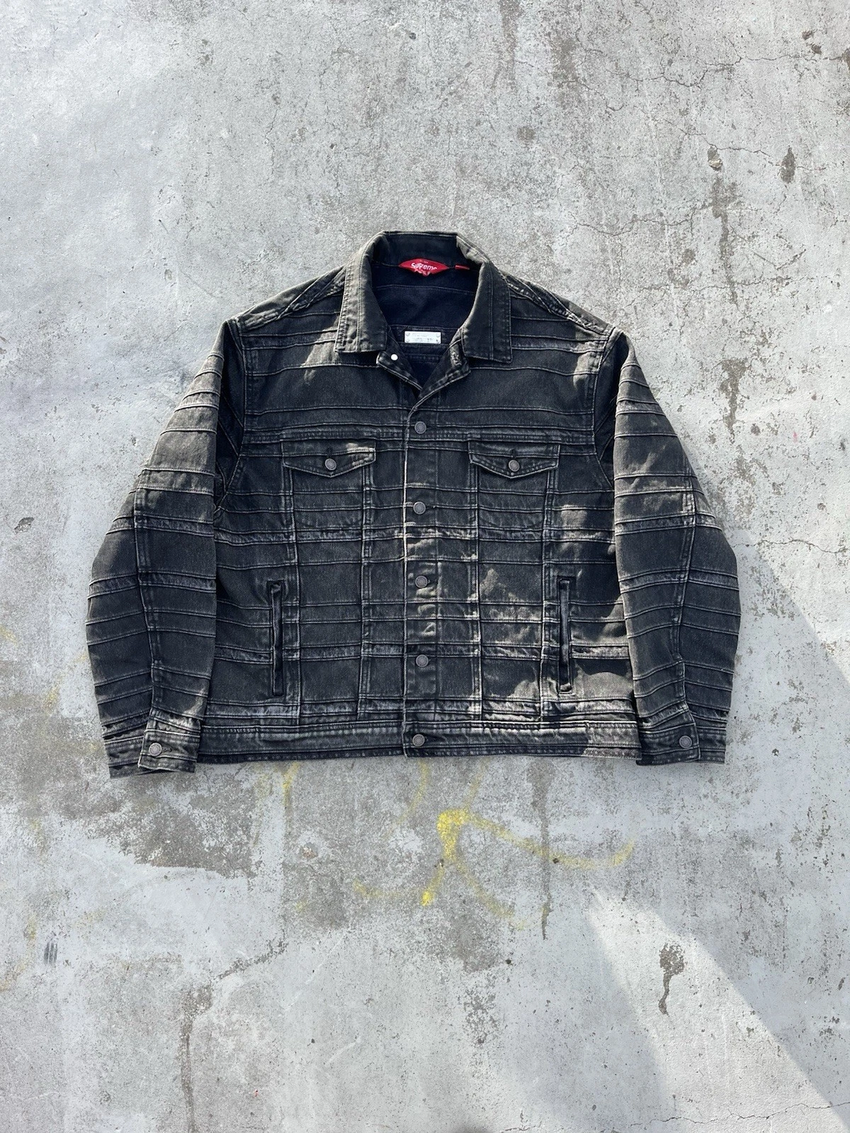 Supreme Layered Denim Trucker Jacket FW22 Size: XL