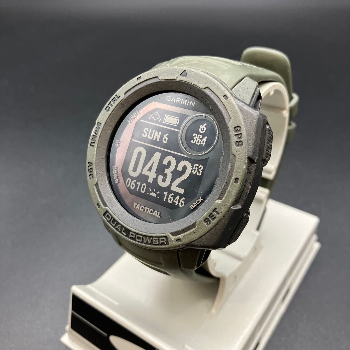 Garmin Instinct Dual Power Smartwatch with Instant Decision Feature