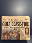 Desert Storm/Gulf War Original Newspaper Lot 1991 Front Pages "War in Gulf" — photo 6