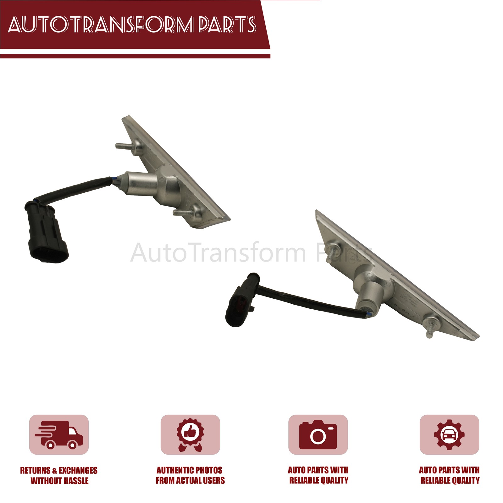 2x For Lamborghini Gallardo LP560-4 LP550-2 Front Bumper Side Marker Indicator