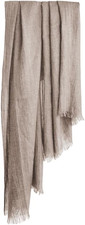 Soft Lightweight Gauze Linen-Feel Shawl Wrap for Women Summer Scarf