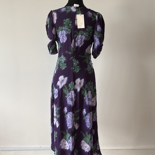 A New Day Purple Fairy Floral Dress Size Small Cottage Feminine High Low NWT - Picture 4 of 13