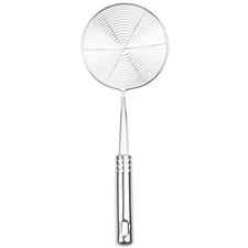 Kitchen Stainless Steel Mesh Strainer Colander Sieve Strainer Ladle