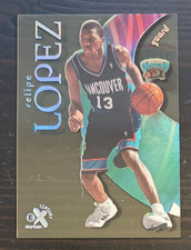 1998-99 E-X Century FELIPE LOPEZ Rookie Card RC #80 Grizzlies. rookie card picture