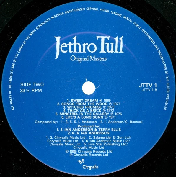 Jethro Tull - Original Masters (LP, Comp) - 3620019684 - Image 4 of 4