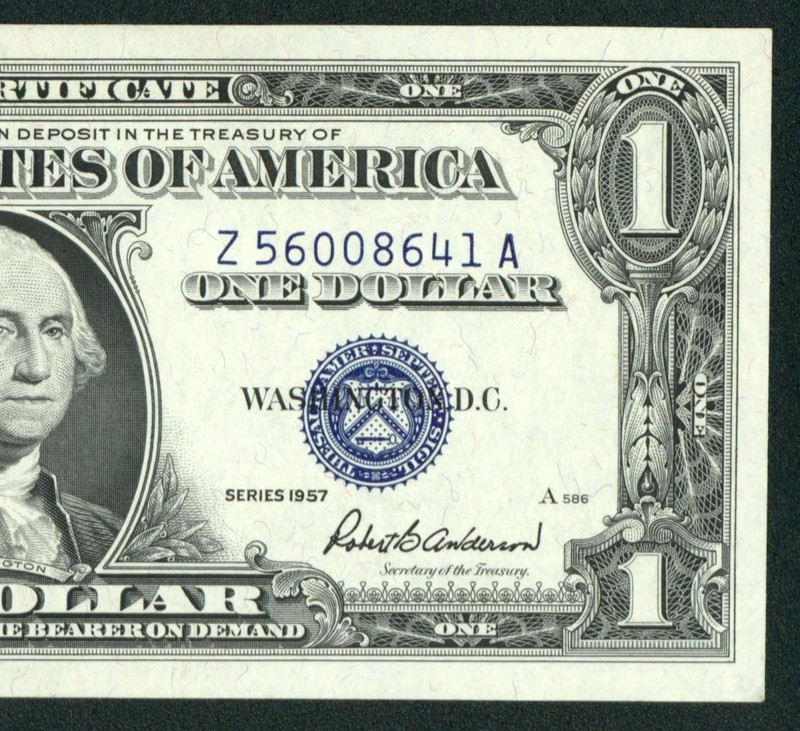 $1 1957 ((CHOICE CU)) Silver Certificate Note ** PAPER CURRENCY AUCTIONS