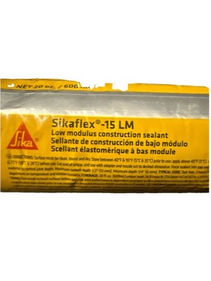 3 tubes Sikaflex 15 Lm Low Modulus Construction Sealant