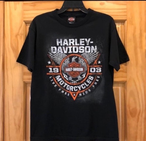 Men’s Black Harley Davidson T-Shirt - Laconia