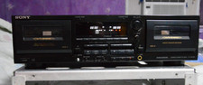 Sony TC WR-565 Dual Cassette Deck. Powers on.
