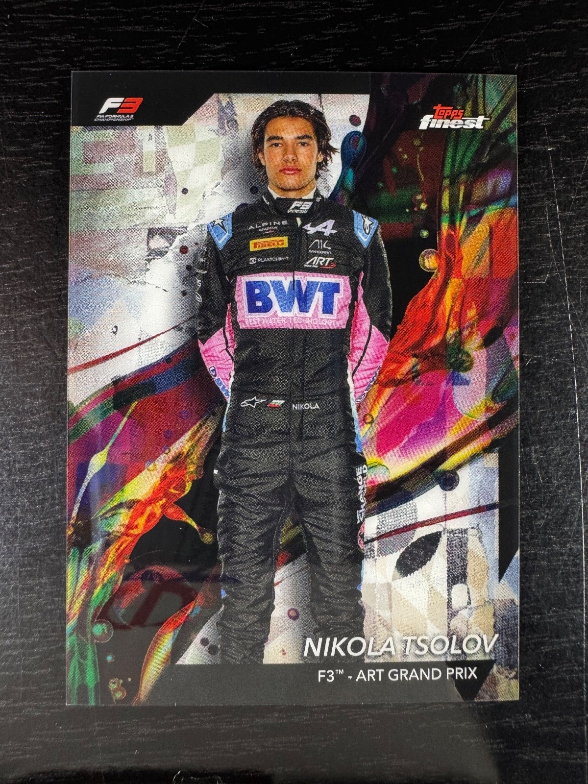 2024 Nikola Tsolov  Topps Finest #66 F1 Formula 1