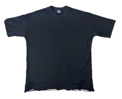 Vancarhell Distressed Grunge Black Shirt Mens Medium Oversized Punk Designer
