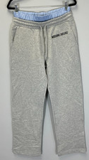 Moschino Upside Down Logo Men's Size 30 US Grey Sweatpants NWT