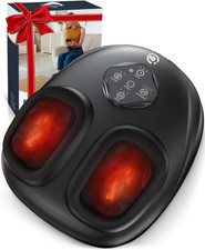 Upgraded Foot Massager with Heat, FSA Eligible Shiatsu Feet Massager for Plantar