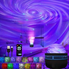 LED Starry Sky Light RGB Galaxy Projector Atmosphere Projection Lamp Christmas H