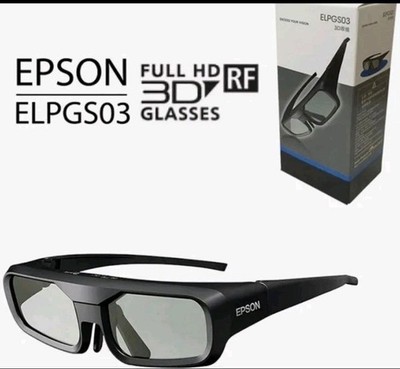 Epson ELPGS03 Active RF 3D Glasses New in Box for Epson HD Projectors 3D