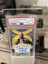 2025 Topps Chrome WWE - Marks of Champions Auto Steve Austin Refractor /175 