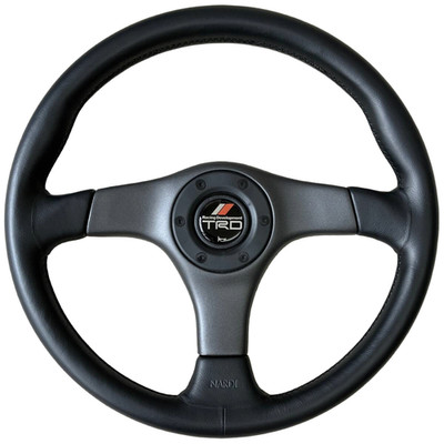 NARDI GARA 3 Type 4 365mm Steering Wheel Black Leather w/ TRD Horn