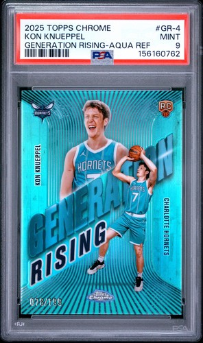 2025 Topps Chrome Kon Knueppel Base (PSA 9)