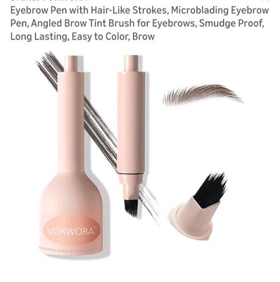 Eyebrow Pen with Hair-Like Strokes, Microblading Eyebrow Pen, Angled Brow Tint B