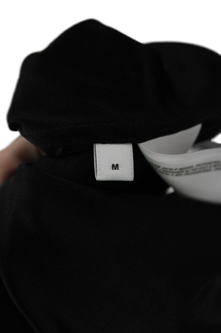 Helmut Lang Womens Basic Collared Black Viscose B… - image 7