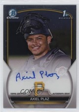 2023 Bowman Chrome Prospect Auto Axiel Plaz #CPA-APL Auto 8az