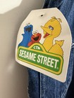 Vintage Sesame Street Big Bird Denim Shortalls Size 2T Embroidered New With Tag — photo 3