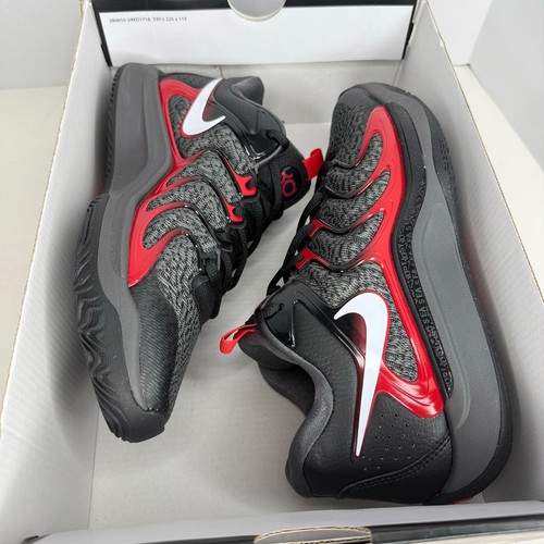 Nike KD 17 Black/University Red Size 7 Men Basketball Shoes - Picture 7 of 8
