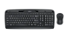 Logitech MK320 Wireless Desktop Keyboard and Mouse w/receiver - Black