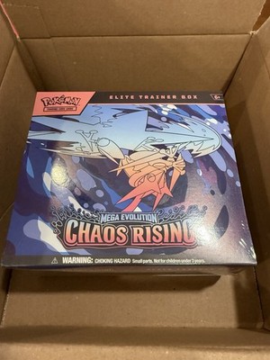 Pokemon Chaos Rising Elite Trainer Booster Box New Factory Sealed