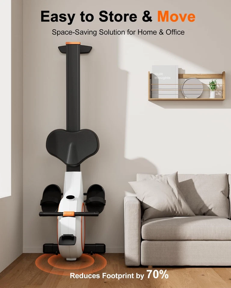 Rowing Machines 32 Levels Resistance, Maximum Load of 136KGApp contro - Image 4 of 4