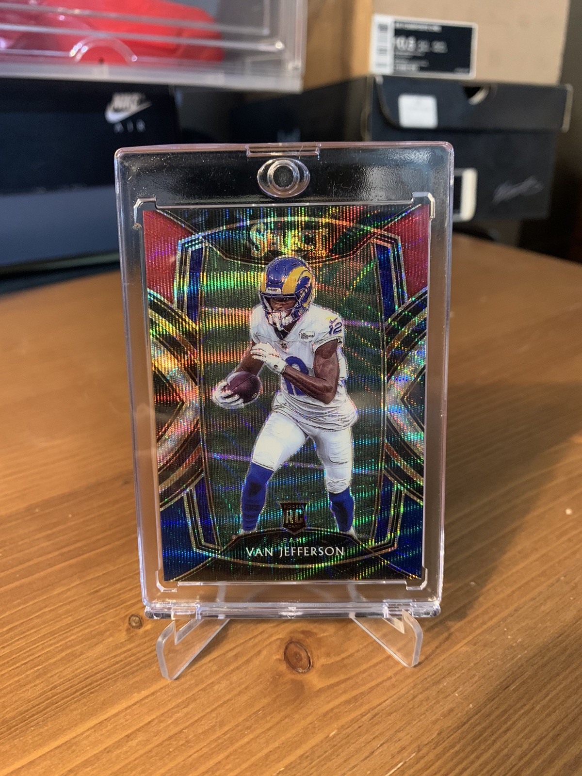 2020 Panini Select - Club Level Van Jefferson #271 Tri-Color Prizm /99 (RC)