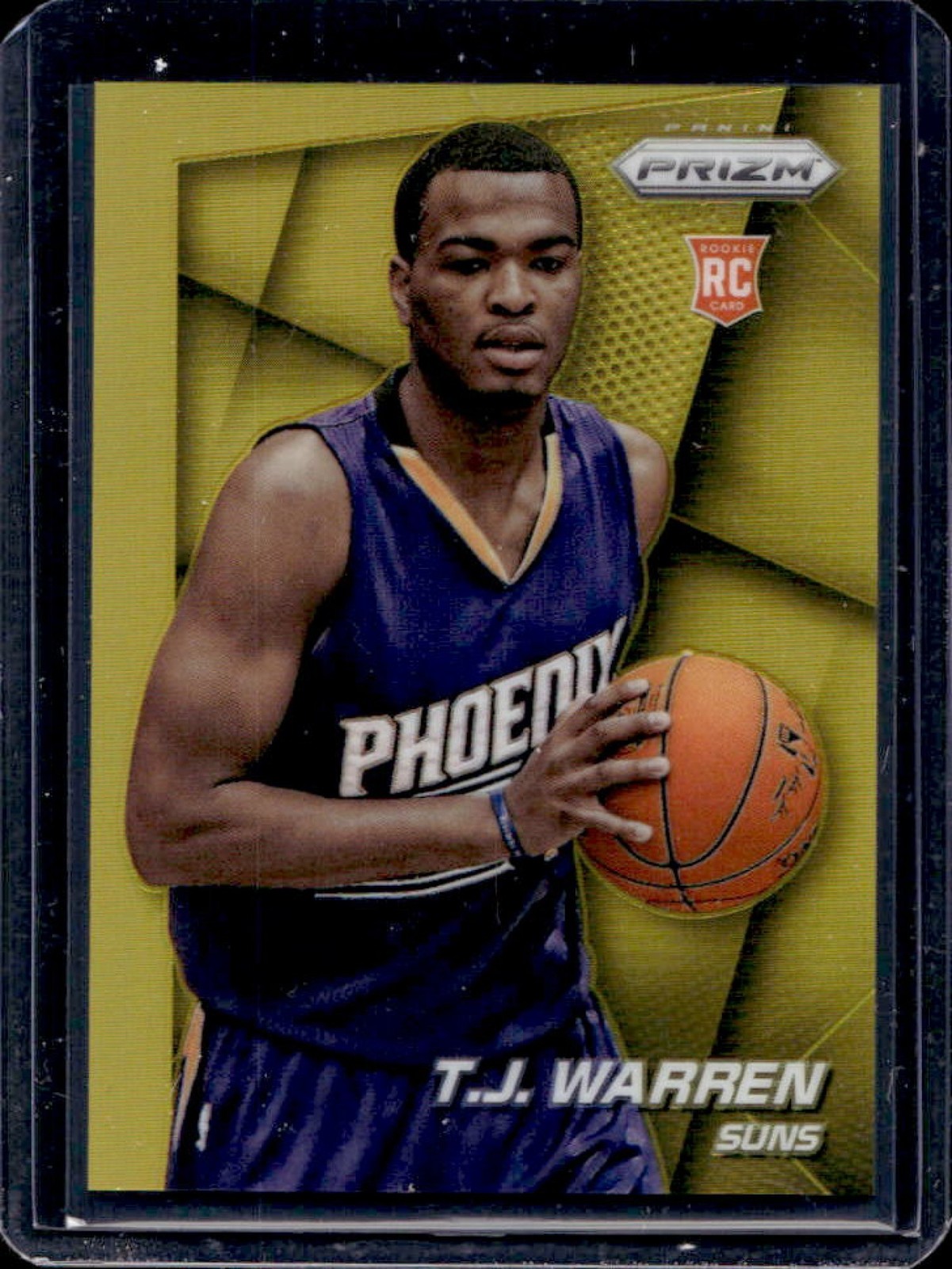2014-15 Prizm T.J. Warren RC Prizm Gold Rookie #8/10 Suns
