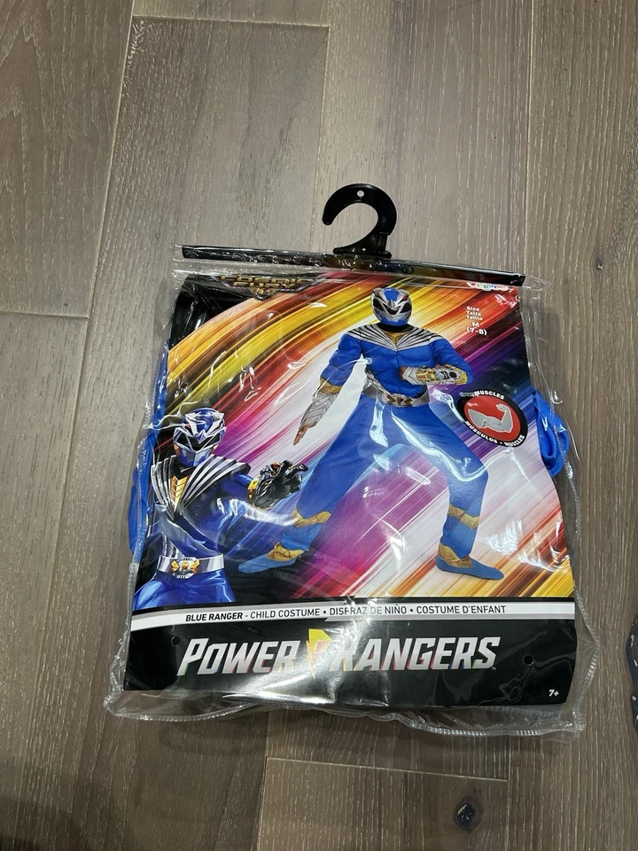 Disfraz Furia Cósmica Azul Power Ranger. Nuevo con etiquetas Med 7-8 Foto 2 de 3