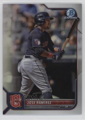 2022 Bowman Chrome Refractor 99/499 Jose Ramirez #63 12fr