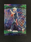 2024 Panini Prizm Fireworks Drake Maye #22 Green Wave Prizm (RC) Patriots