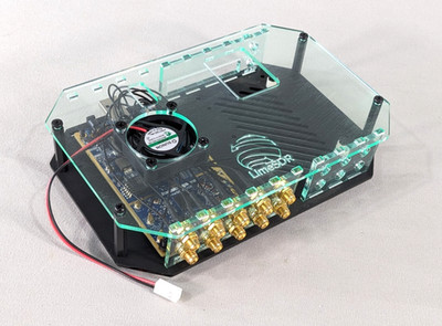Original Lime-SDR 100KHz 3.8GHz Software Defined Radio in Acrylic Hacker Case