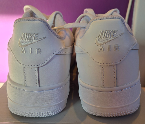 Nike Kids Air Force 1 LE (GS) Sneaker, Kids, White/White DH2920-111 Size 7y - Picture 5 of 13