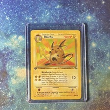 Raichu [1st Edition] #29 Prices | Pokemon Fossil | Pokemon Cards