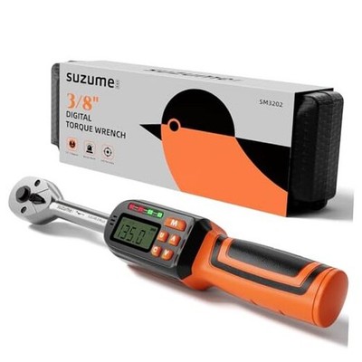 Digital Torque Wrench 3/8 Drive (/ 6.6-135 N.m)±2% 4.9-99.6 Ft. Lb 3/8-Inch