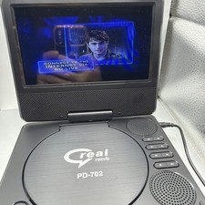 PJGCWB 9.5" Portable DVD Player PD-702 Black USB Connectivity Excellent conditio
