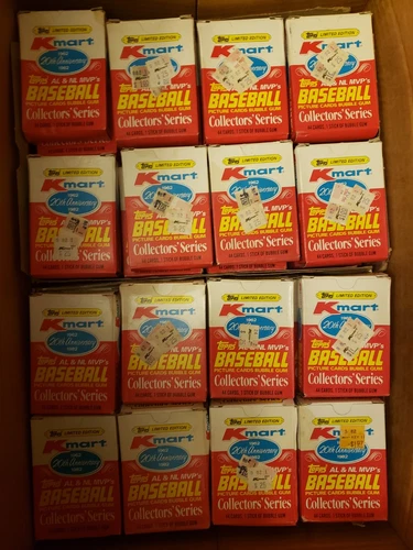 1982 TOPPS KMART 20TH ANNIVERSARY BASEBALL, DISPLAY BOX WITH (24)FULL SETS