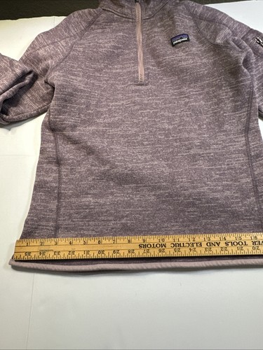 Patagonia Girls Sweatershirt Pullover Half-Zip Purple XXL/16-18 #0314 - Picture 13 of 18