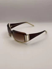 Fossil Sunglasses Womens Brown Gradient Rectangle Plastic Frame PS3397 59-17-125