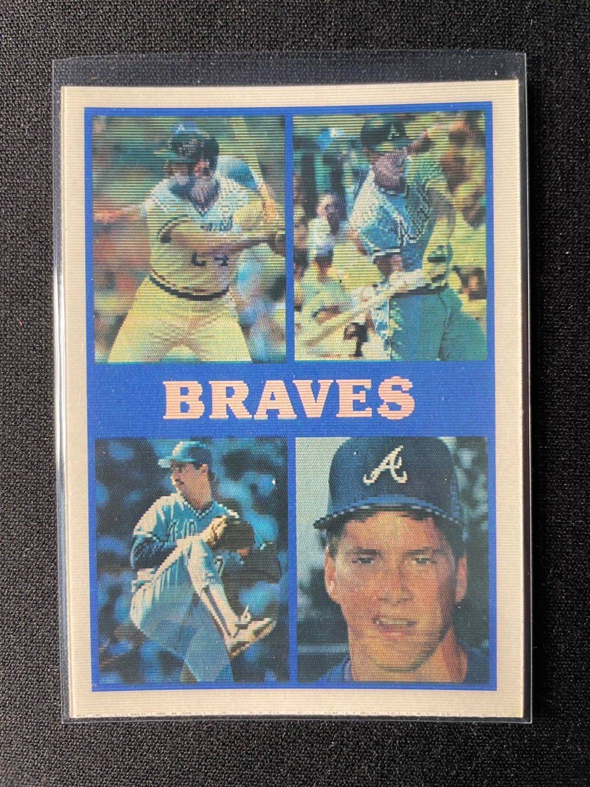 1987 Sportflics Team Previews ATLANTA BRAVES #24 of 26 Glavine XRC/Murphy/Thomas
