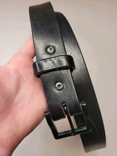 Hanks 100 Year Black Full Grain Steerhide Leather The Everyday Belt 46 USA Made